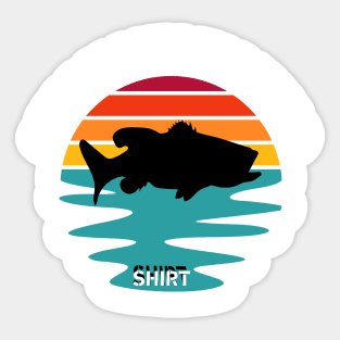My Lucky Fishing Costume - Freshwater Fish Bass Sticker